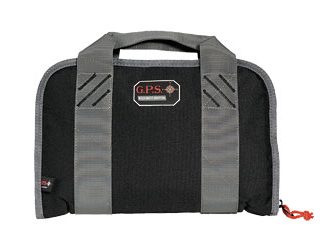 GPS Pistol Case, Black, Soft, Up To 2 Compact Pistols