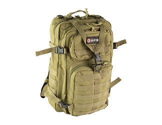 GPS Tactical Bugout Computer Backpack, Fits Up to a 15" Laptop, 600 Denier Polyester Construction, Tan