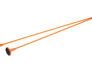 Gun Storage Solutions Rifle Rods, Fit .17 Caliber and Larger, 14" Length, Orange, 2 Pack