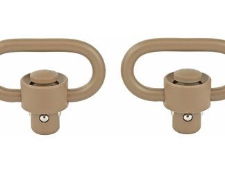 GrovTec Heavy Duty Push Button Swivels, Flat Dark Earth