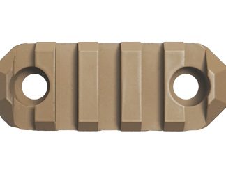 GrovTec 5 Slot Rail Section, Cerakote Finish, Coyote, M-LOK