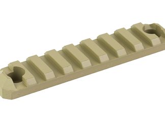 GrovTec 9 Slot Rail Section, Cerakote Finish, Coyote, M-LOK