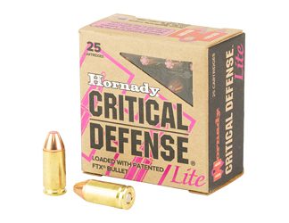 Hornady Critical Defense Lite