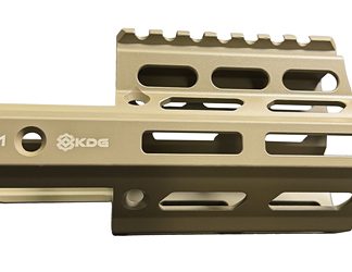 Kinetic Development Group, LLC M-LOK Rail Extension, 3.25", Fits M-LOK SP9 Stribog, Anodized Finish, Flat Dark Earth