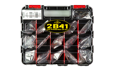Luth-AR Gunsmith Kit, For AR-15, Includes Buffer Retainer (10), Buffer Retainer Spring (10), Bolt Catch Spring (5), Bolt Catch Buffer (5), Bolt Catch Roll Pin (5), Detent Spring (20), Takedown Detent (20), Front Pivot Pin (5), Disconnector (5), Trigger Spring (5), Pistol Grip Screw (3), Pistol Grip Screw Washer (3), Selector/Ejector Spring (10), Selector Detent (10), Hammer/Trigger Pin (10), Rear Takedown Pin (5), Disconnector Spring (5), Hammer Spring (5), Gas Tube Roll Pin (10), 223/556 Crush Washer (5), Dust Cover Snap Ring/E Clip (10), Dust Cover Pin (5), Dust Cover Spring (5), Charging Handle Roll Pin (5), Charging Handle Latch Spring (5), Charging Handle Latch (5), Bolt Gas Rings (2x 30 Pack), Extractor Pin (5), Ejector Roll Pin (5), Ejector (5), Extractor (5), Extractor Spring Assembly (10), Extractor O-Ring (10), Gas Key Screw (10), Firing Pin (5), Cam Pin (3), Delrin Punch (1) - Image 2