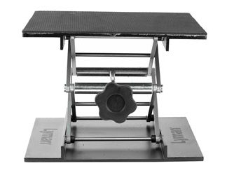 Lyman Products Shooting Rest, Black, Standard Size, Non-Slip Textured Platform, 10x10 Shooting Platform