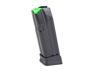 Mec-Gar USA Magazine, 9MM, 18 Rounds, Extended Fit, Fits GLOCK 19, Anti-Friction Coating, Black