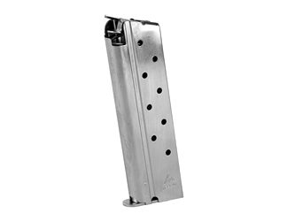 Mec-Gar USA Magazine, 10MM, 8 Rounds, Fits 1911, Nickel Finish