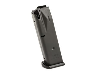 Mec-Gar USA Pistol Magazine, 9MM, 15 Rounds, Fits Beretta 92, Blued Finish