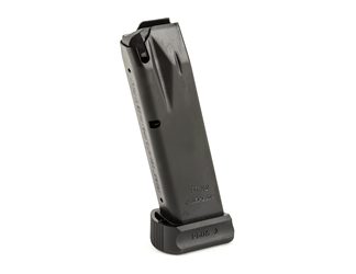 Mec-Gar USA Pistol Magazine, 9MM, 18 Rounds, Fits Taurus PT92, Steel, Black, Anti-Friction Coating