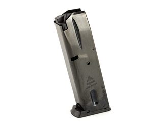 Mec-Gar USA Pistol Magazine, 9MM, 15 Rounds, Fits S&W, 59/915, Steel, Blued Finish
