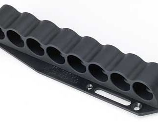 Mesa Tactical 8-Shell Side Saddle, 12 Gauge, Rugged, Reliable On-gun Shotshell Carriers, Fits Remington 870, Black