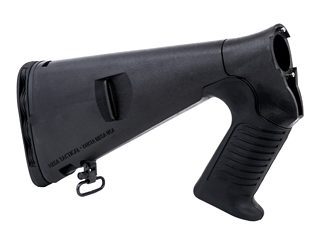 Mesa Tactical Urbino Pistol Grip Stock, Fits Benelli M1/M2/M3 12 Gauge, 12.5" Length of Pull, Limbsaver Recoil Pad, Matte Finish, Black
