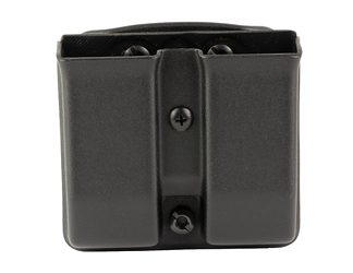 Mission First Tactical Double Pistol Magazine Pouch, Fits Sig P320/M17/M18/M&P 9MM, Black, Adjustable Retention, Includes 1.5" Belt Loop
