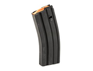 Ammunition Storage Components Magazine, 223 Remington, Fits AR-15, 30Rd, Stainless, Black, Orange Follower