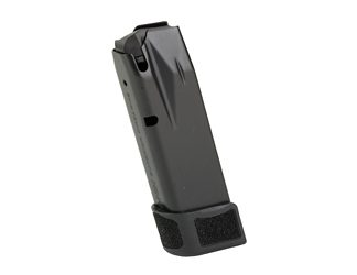 CANIK MC9 Magazine, 9MM, 15 Rounds, Fits Canik MC9, Matte Finish, Black, Includes Black Grip Extension