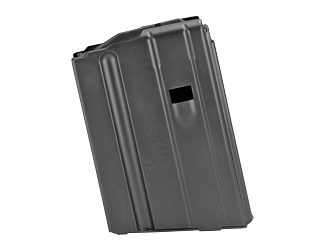 DURAMAG Magazine, 7.62X39, 10 Rounds, Fits AR Rifles, Stainless Steel, Black Anti-Tilt AGF Follower, Black