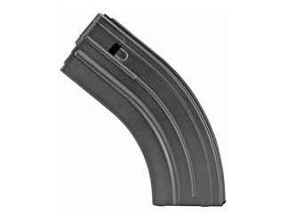 DURAMAG Magazine, 7.62X39, 28 Rounds, Fits AR Rifles, Black Anti-Tilt AGF Follower, Stainless Steel, Black