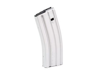 DURAMAG Magazine, 223 Remington/5.56 NATO, 30 Rounds, Fits AR Rifles, Black Anti-tilt AGF Follower, Aluminum, Gray