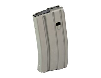 DURAMAG Magazine, 223 Remington/5.56 NATO/300 Blackout, 20 Rounds, Fits AR-15, Black AGF Follower, Aluminum, Gray