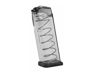 Elite Tactical Systems Group Elite Tactical Systems Group, Magazine, 40S&W, 13 Rounds, Fits Glock 23/27, All Generations, Polymer, Clear