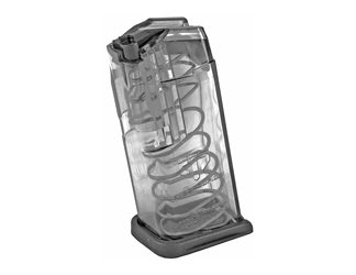 Elite Tactical Systems Group Elite Tactical Systems Group, Magazine, 9MM, 10 Rounds, Fits Glock 26,  All Generations, Polymer, Clear
