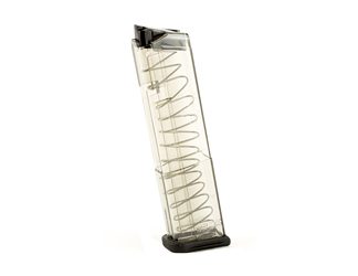 Elite Tactical Systems Group Elite Tactical Systems Group, Magazine, 9MM, 12 Rounds, Fits Glock 43, All Generations, Polymer, Clear