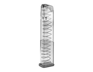 Elite Tactical Systems Group Elite Tactical Systems Group, Magazine, 9MM, 19 Rounds, Fits Glock 43X, All Generations, Polymer, Clear