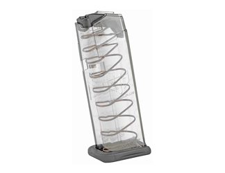 Elite Tactical Systems Group Elite Tactical Systems Group, Magazine, 9MM, 10 Rounds, Fits Glock 43X, All Generations, Polymer, Clear