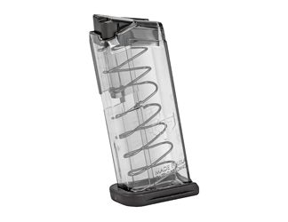 Elite Tactical Systems Group Elite Tactical Systems Group, Magazine, 9MM, 7 Rounds, Fits Glock 43,  All Generations, Polymer,  Clear