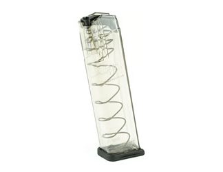 Elite Tactical Systems Group Elite Tactical Systems Group, Magazine, 9MM, 22 Round, Fits Glock 17/19/34 All Generations, Polymer, Clear, Competition Legal 140mm