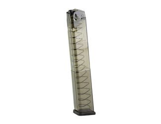 Elite Tactical Systems Group Magazine, 40 S&W, 30 Rounds, Fits Glock 22/23/27, Carbon Smoke
