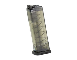 Elite Tactical Systems Group Magazine, 9MM, 9 Rounds, Fits Glock 43, Carbon Smoke