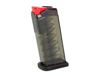 Elite Tactical Systems Group Magazine, 9MM, 7 Rounds, Fits Glock 43, Carbon Smoke