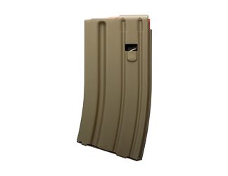 Global Ordnance Magazine, 223 Remington/5.56 NATO, 20 Rounds, Fits AR-15, Flat Dark Earth