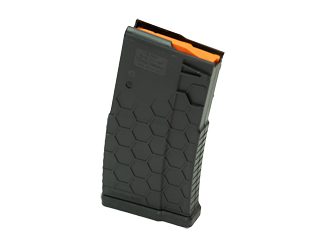 HEXMAG Magazine, 308 Winchester/7.62 NATO, 10 Rounds, Fits DPMS/SR25/LaRue OBR, Polymer, Black