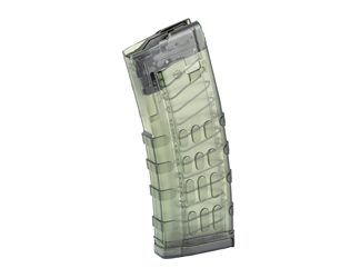 KCI USA Rifle Magazine, 223 Remington/5.56 NATO, 30 Rounds, Translucent Smoke, Fits AR-15, Polycarbonate Construction, Steel Reinforced Feed Lips