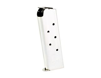 Kimber America Magazine, 45 ACP, 7 Rounds, Fits 1911, Stainless Steel, Silver