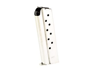 Kimber America Magazine, 38 Super, 9 Rounds, Fits 1911, Stainless Steel, Silver