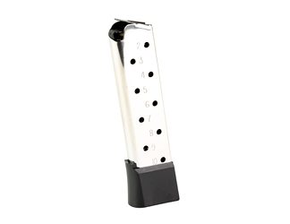 Kimber America Magazine, 45 ACP, 10 Rounds, Fits 1911, Stainless Steel, Silver