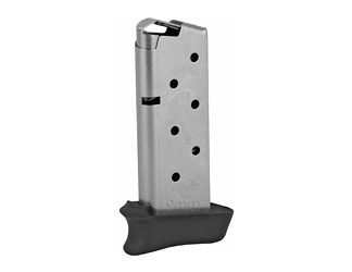 Kimber America Magazine, 9MM, 7 Rounds, Kimber Micro 9, with Hogue Grip Extension, Stainless
