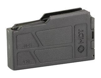MDT Magazine, 30-06 Springfield, 3 Rounds, Polymer, Fits Long Action 3.850" AICS Pattern, Black