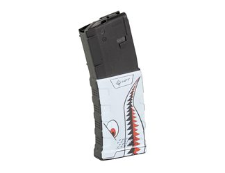 Mission First Tactical EXD, Magazine, 223 Remington/5.56 NATO, 30 Rounds, Fits AR-15, Shark Graphic