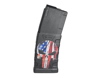 Mission First Tactical Magazine, 223 Remington/5.56 NATO, Fits AR-15, 30 Rounds, American Punisher