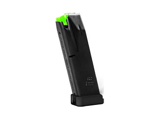 Mec-Gar USA Magazine, 9MM, 18 Rounds, Fits Beretta 92FS Compact, Anti-Friction Coating, Black