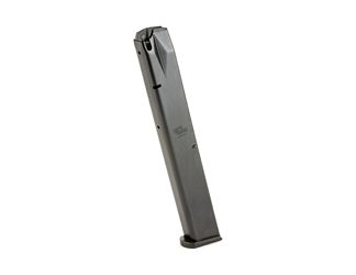 ProMag Industries Magazine, 9MM, 32 Rounds, Fits Beretta 92, Steel, Blued Finish