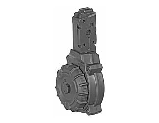 ProMag Industries Drum Magazine, 9MM, 50 Rounds, Fits SIG MPX, Polymer, Black