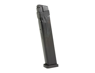 ProMag Industries Magazine, 9MM, 28 Rounds, Fits Glock 43X/48, Steel Construction, Blued Finish, Black