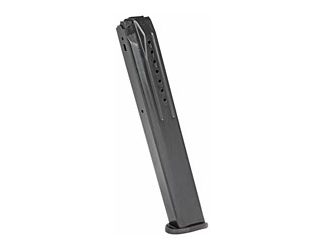 ProMag Industries Magazine, 9MM, 32 Rounds, Fits Ruger SR9, Steel, Blued Finish