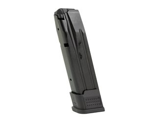 ProMag Industries Magazine, 9MM, 20 Rounds, Fits Sig Sauer P320, Steel Construction, Blued Finish, Black